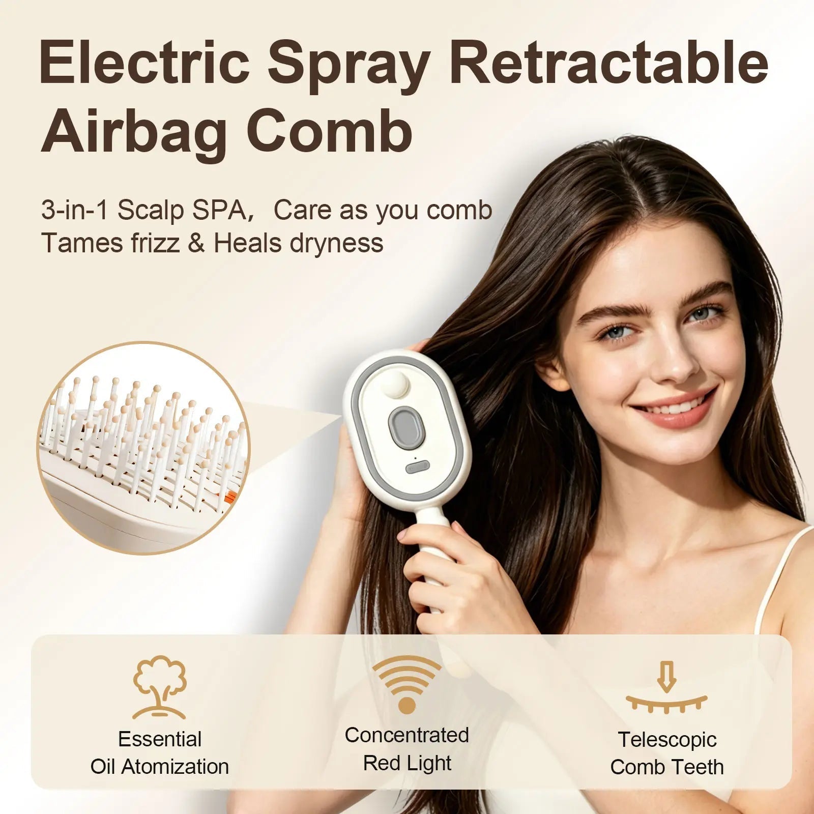 Aroma Air Cushion Massage Comb